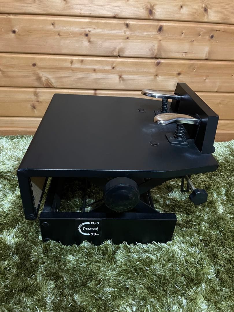美品　吉澤　peacock ピーコック　ピアノペダル補助台　ピアノ補助ペダル