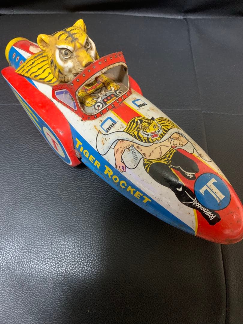 【激レア】増田屋　タイガー・マスク　ロケットTiger Rocket ブリキ製
