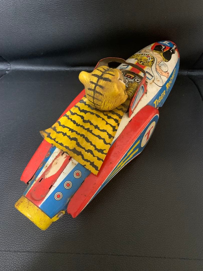 【激レア】増田屋　タイガー・マスク　ロケットTiger Rocket ブリキ製