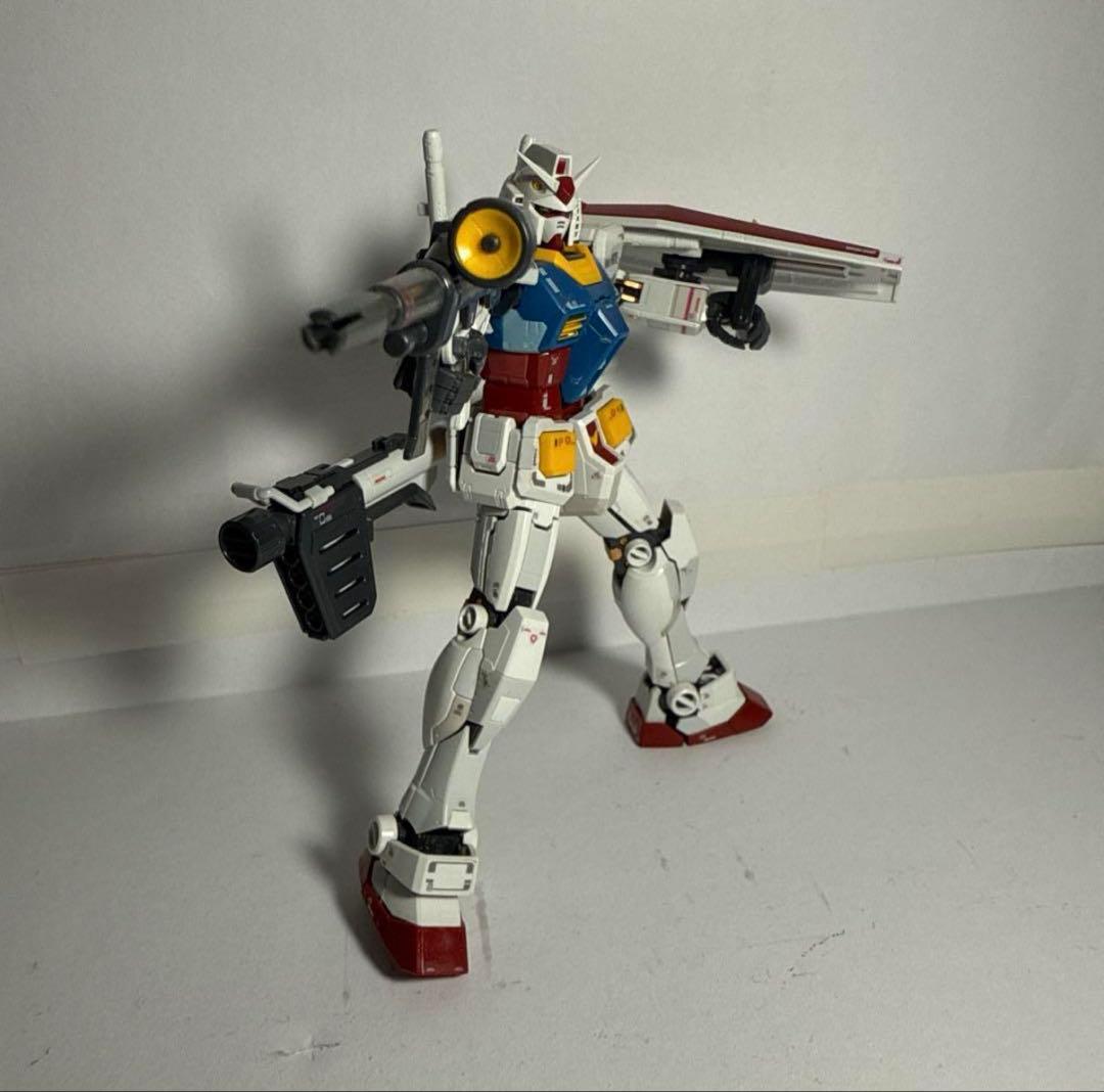 RG ジオング➕RGガンダム MS-06S 社外エフェクトパーツ付き