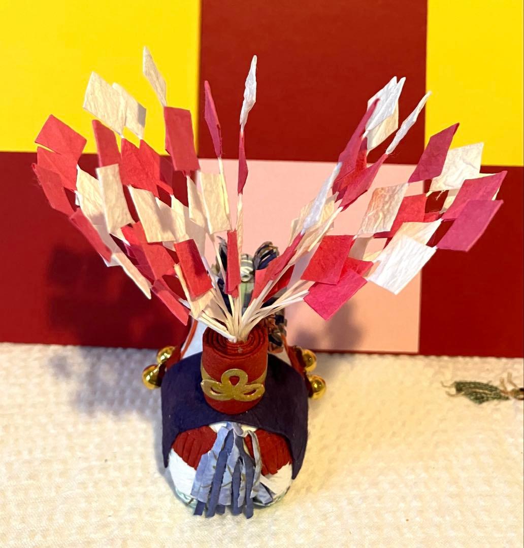 干支飾り　福花午　めでたや