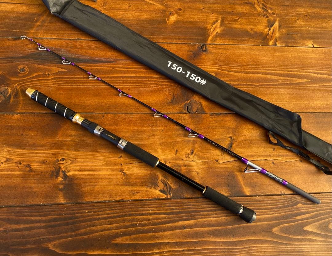 ジギングロッド　リールセット　S502 スロージギング　5ft 船釣り　海釣り