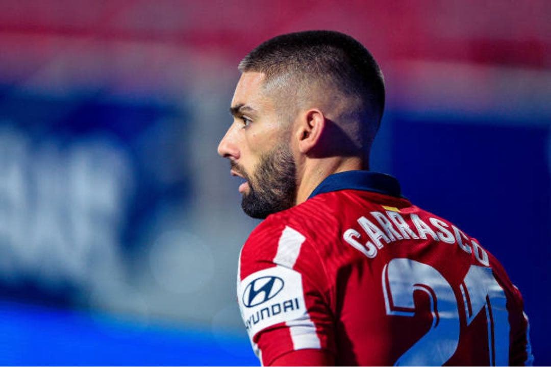 アトレティコ　ユニフォーム　カラスコ　選手支給品　ラリーガ　20/21（H）