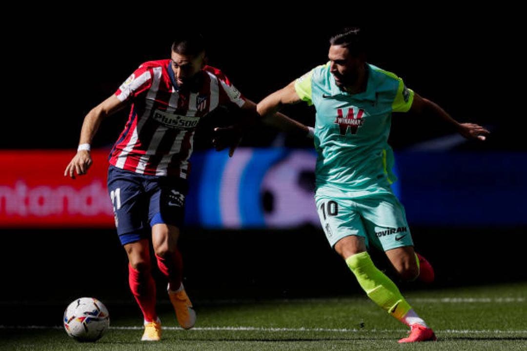 アトレティコ　ユニフォーム　カラスコ　選手支給品　ラリーガ　20/21（H）