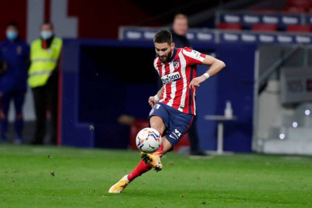 アトレティコ　ユニフォーム　カラスコ　選手支給品　ラリーガ　20/21（H）