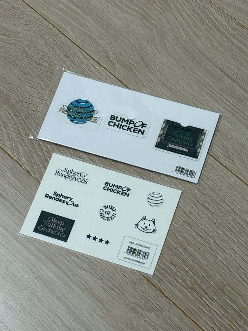 BUMPライブグッズまとめ　Tシャツアクスタキーチェーン他　おまけ銀テ缶バッジ