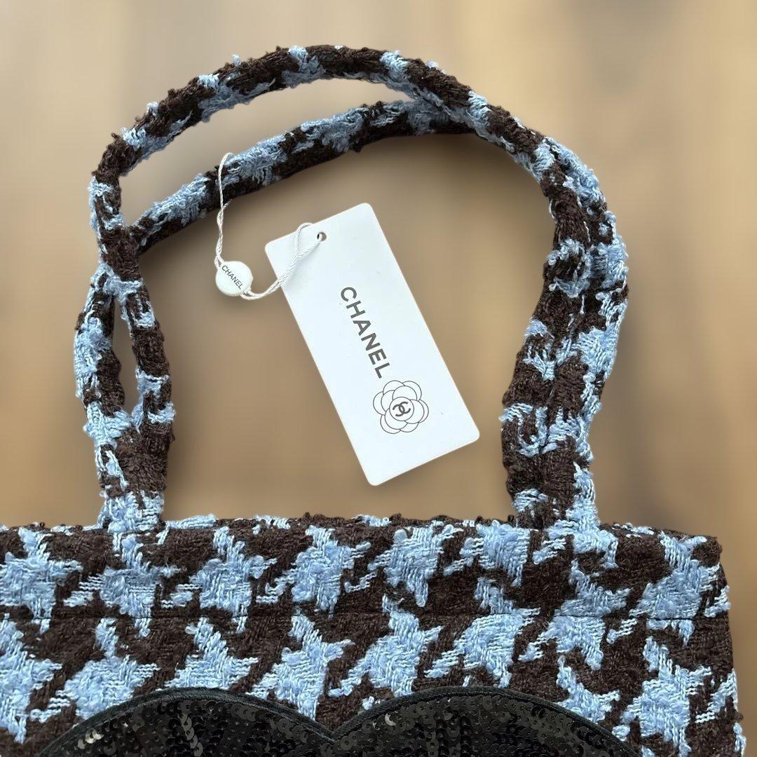 CHANELツイードトートバッグ