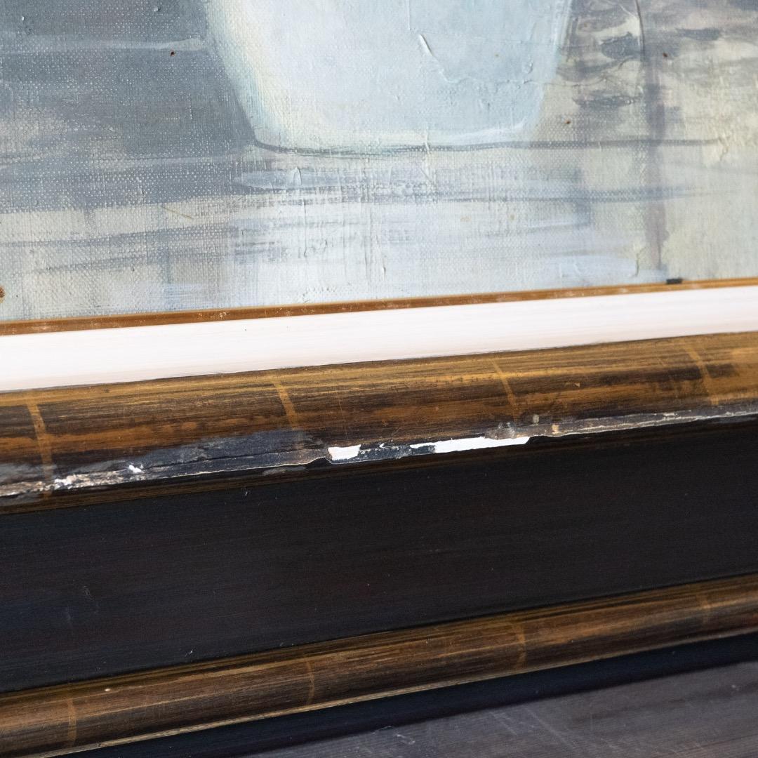 Michel Henry 油彩画 ミシェル・アンリ 油彩 花 F25 大作 絵画