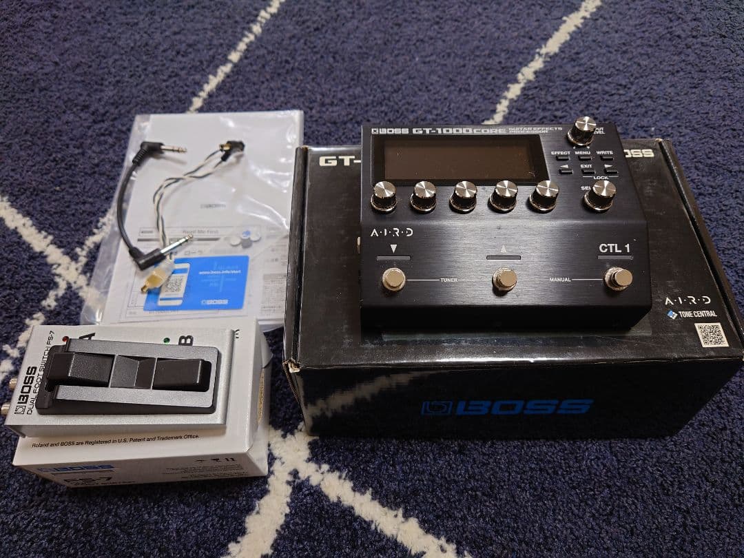 BOSS GT-1000CORE、FS-7、Current Doublerセット