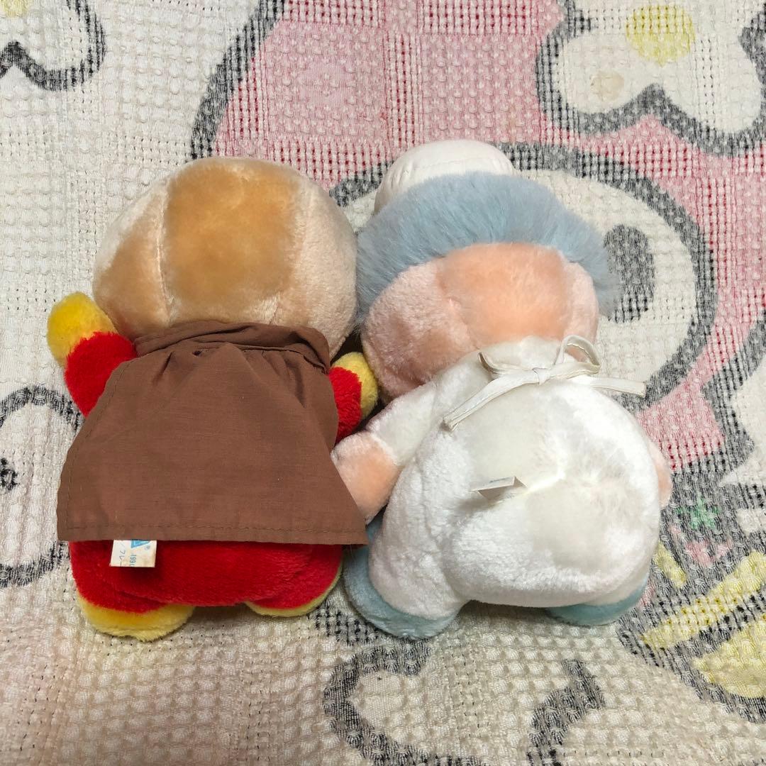 平成レトロ　アンパンマン＆ジャムおじさん　ぬいぐるみ　アミューズメント　1990