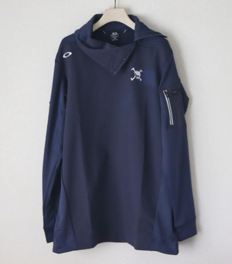 新品タグ付き【オークリー】SKULL 3.0 タートルネック カットソー XL