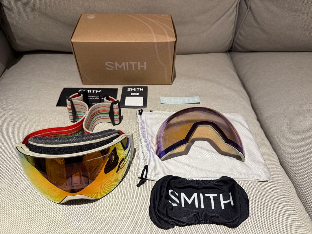 Smith I/O Mag XL ゴーグル（レンズ2枚付き、新品箱入り）