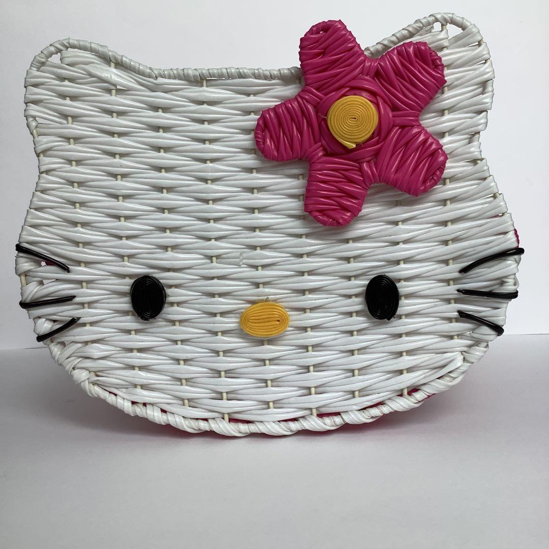 キティ　かご　レトロ