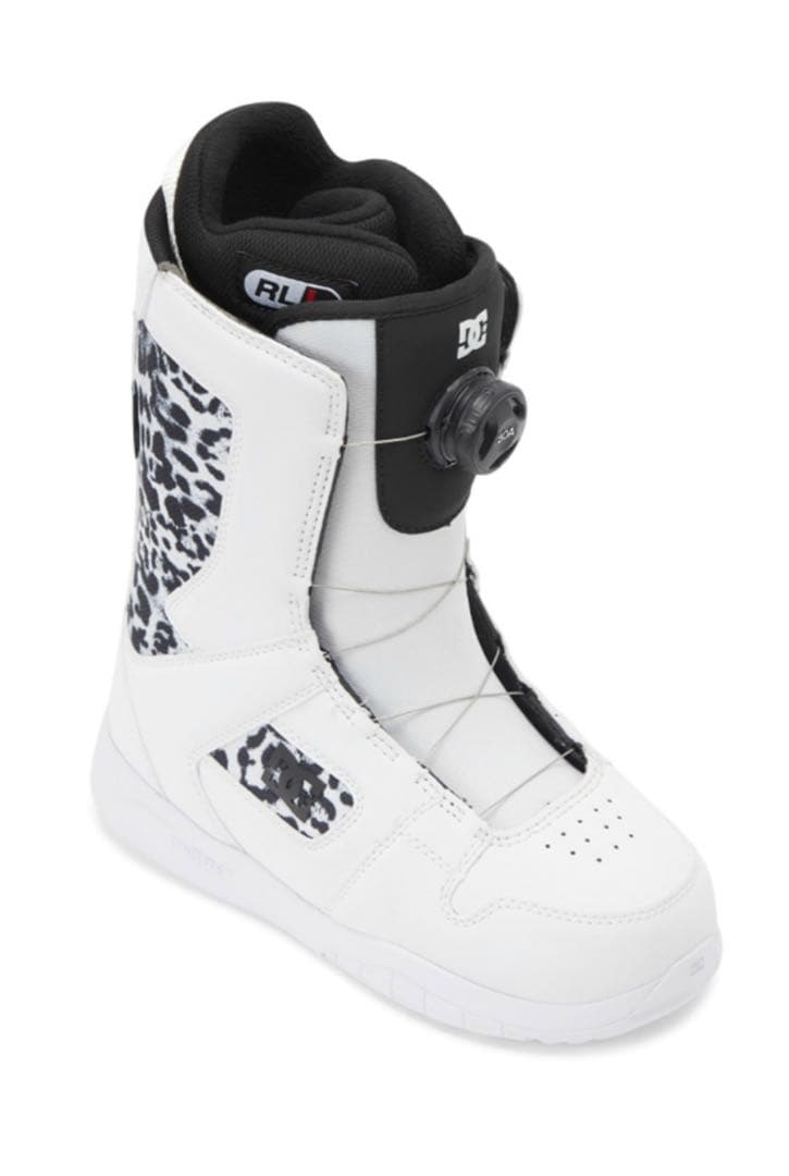 DC スノーボードブーツ ホワイト/レオパード