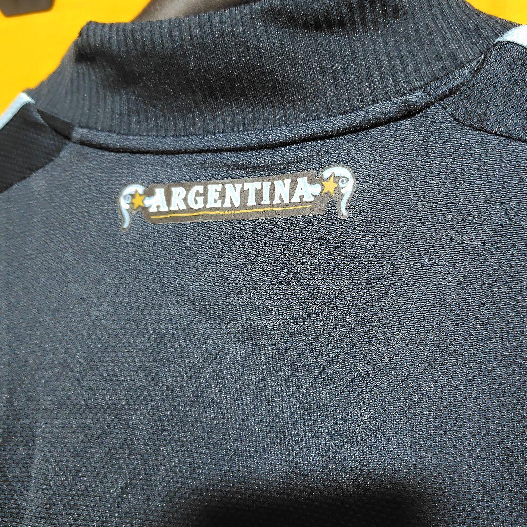 adidas アルゼンチン代表 ネイビー半袖　サッカーユニフォーム上下セット