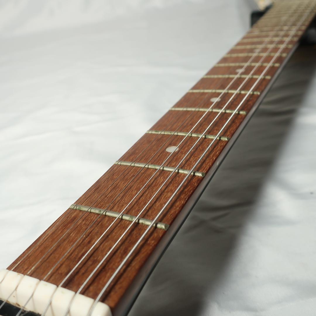 Photogenic フライングV エレキギター ブラックボディ ゴールドパーツ