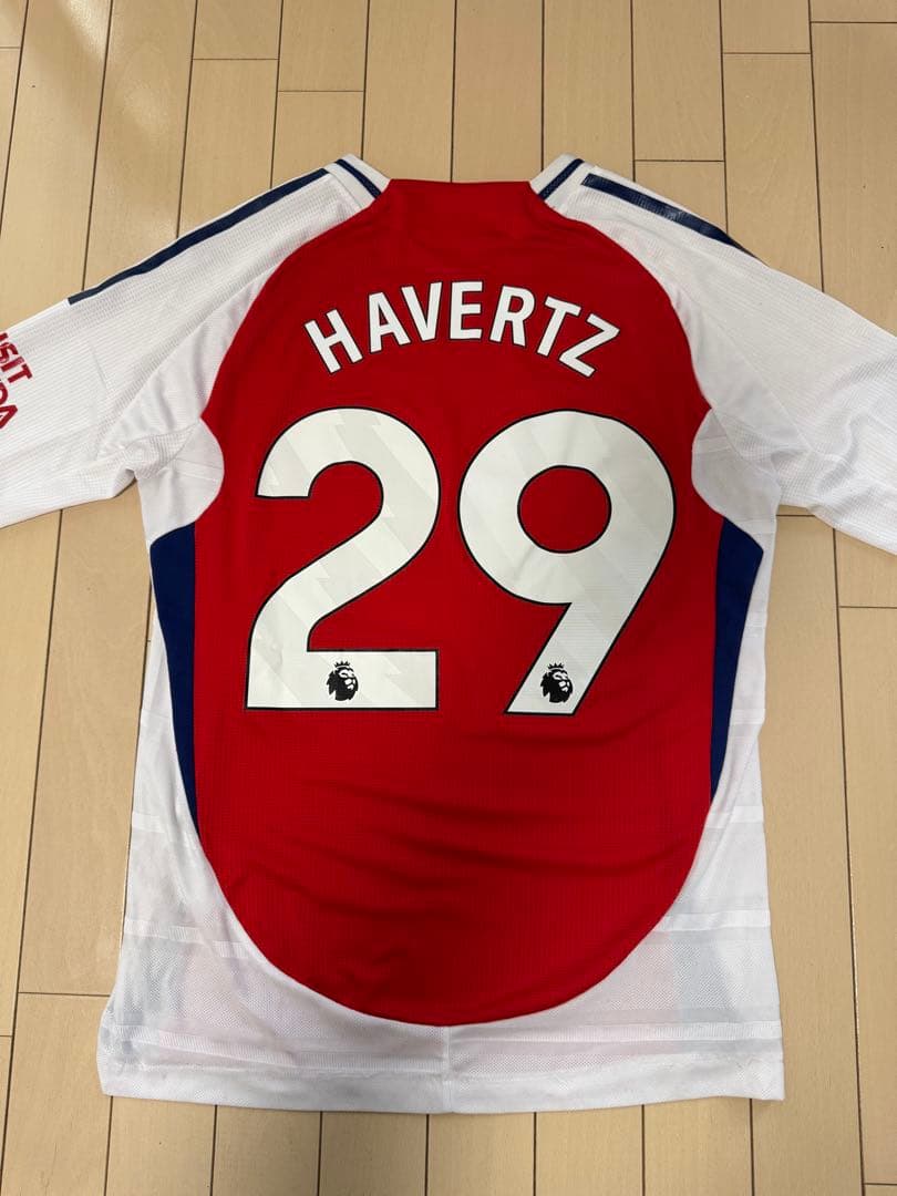 アーセナル 24/25 ユニフォーム(No.29 ハヴァーツ/長袖/Lサイズ)