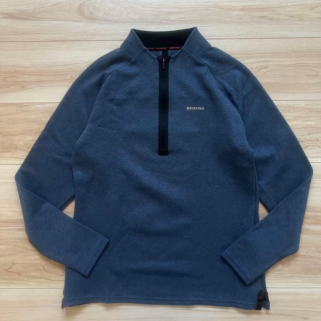 BRIEFING ブリーフィング　ハーフジップ ダンボールニット　長袖　メンズ