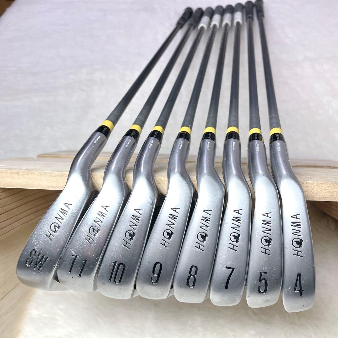 HONMA ホンマ LB280 アイアン 8本セット 黒モグラ