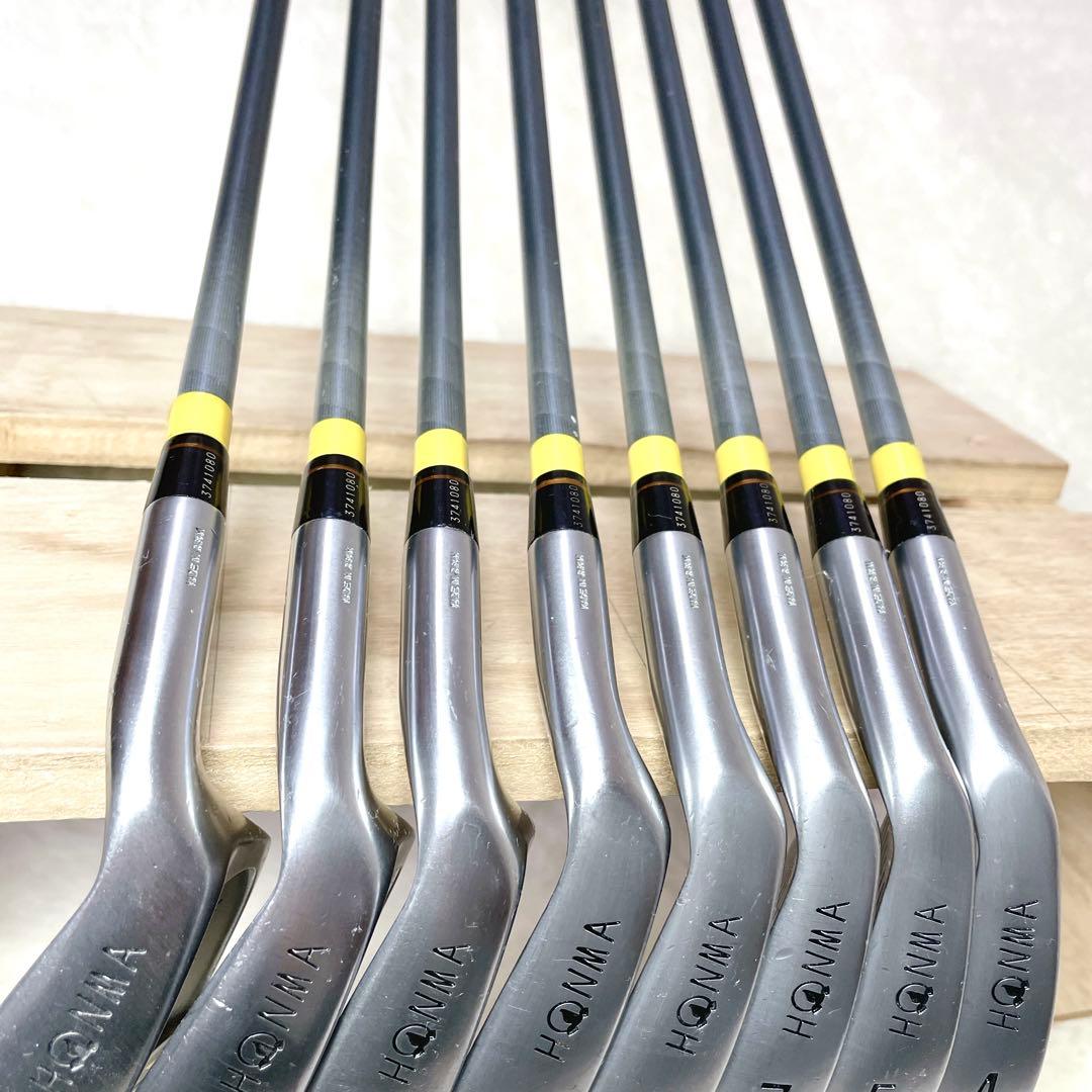 HONMA ホンマ LB280 アイアン 8本セット 黒モグラ