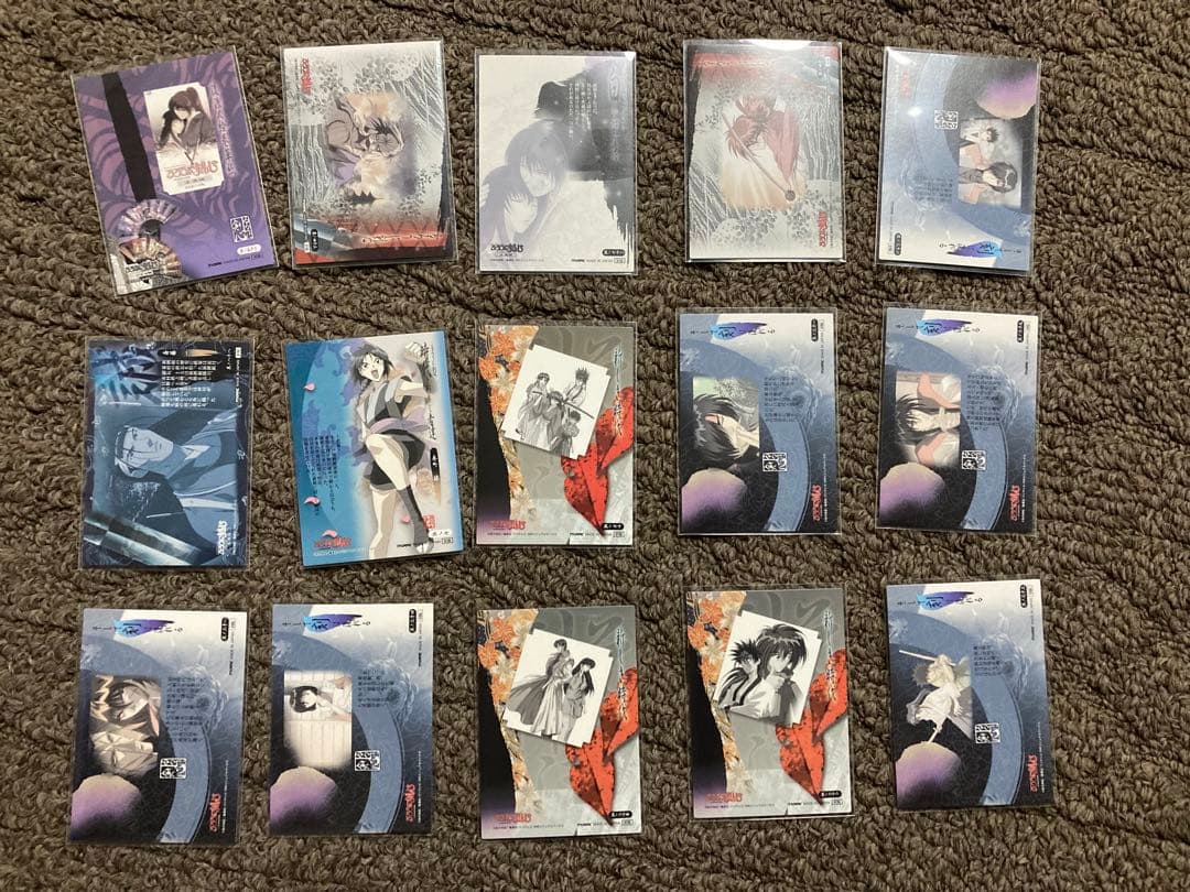 るろうに剣心 トレーディングカードセット 62枚