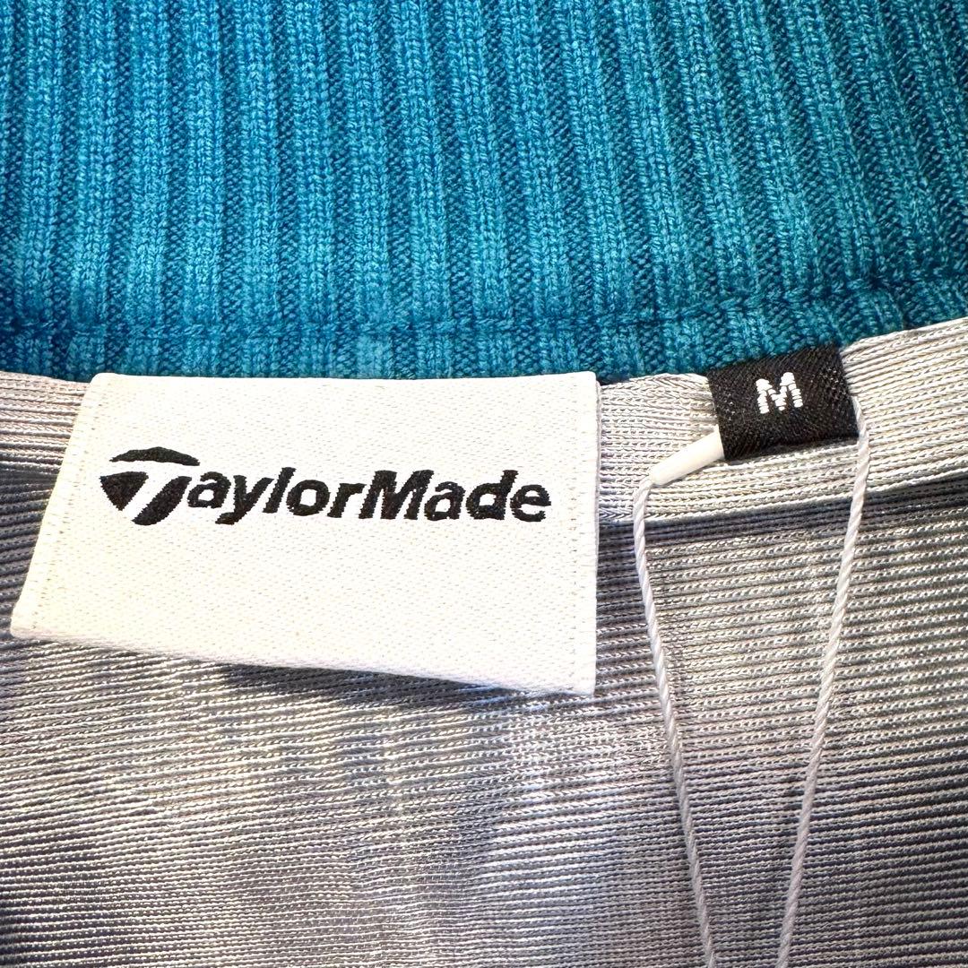 【新品タグ付】テイラーメード デカロゴ ゴルフ ジップアップ セーター M