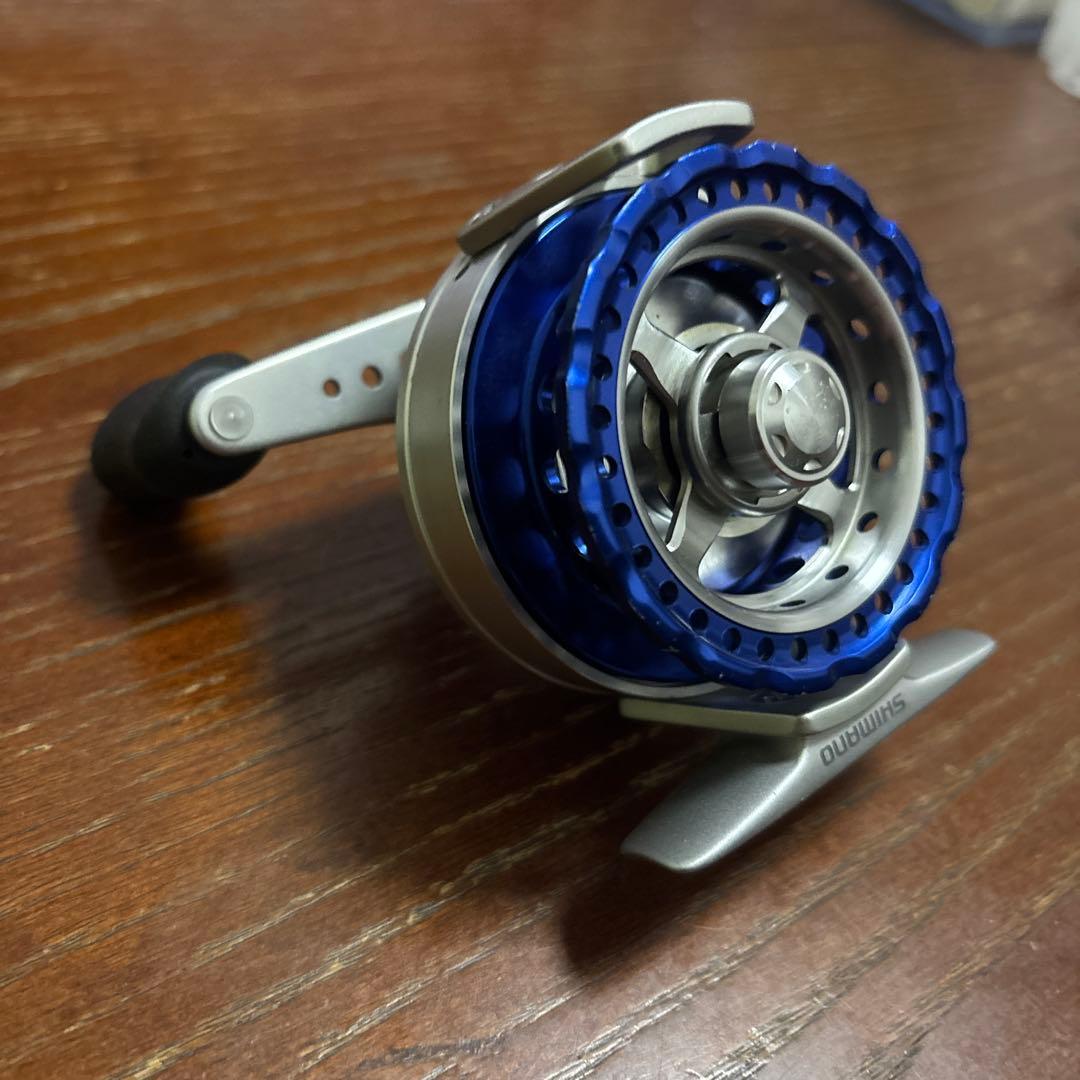 シマノ セイハコウ 60B ブルー　かかり釣りリール