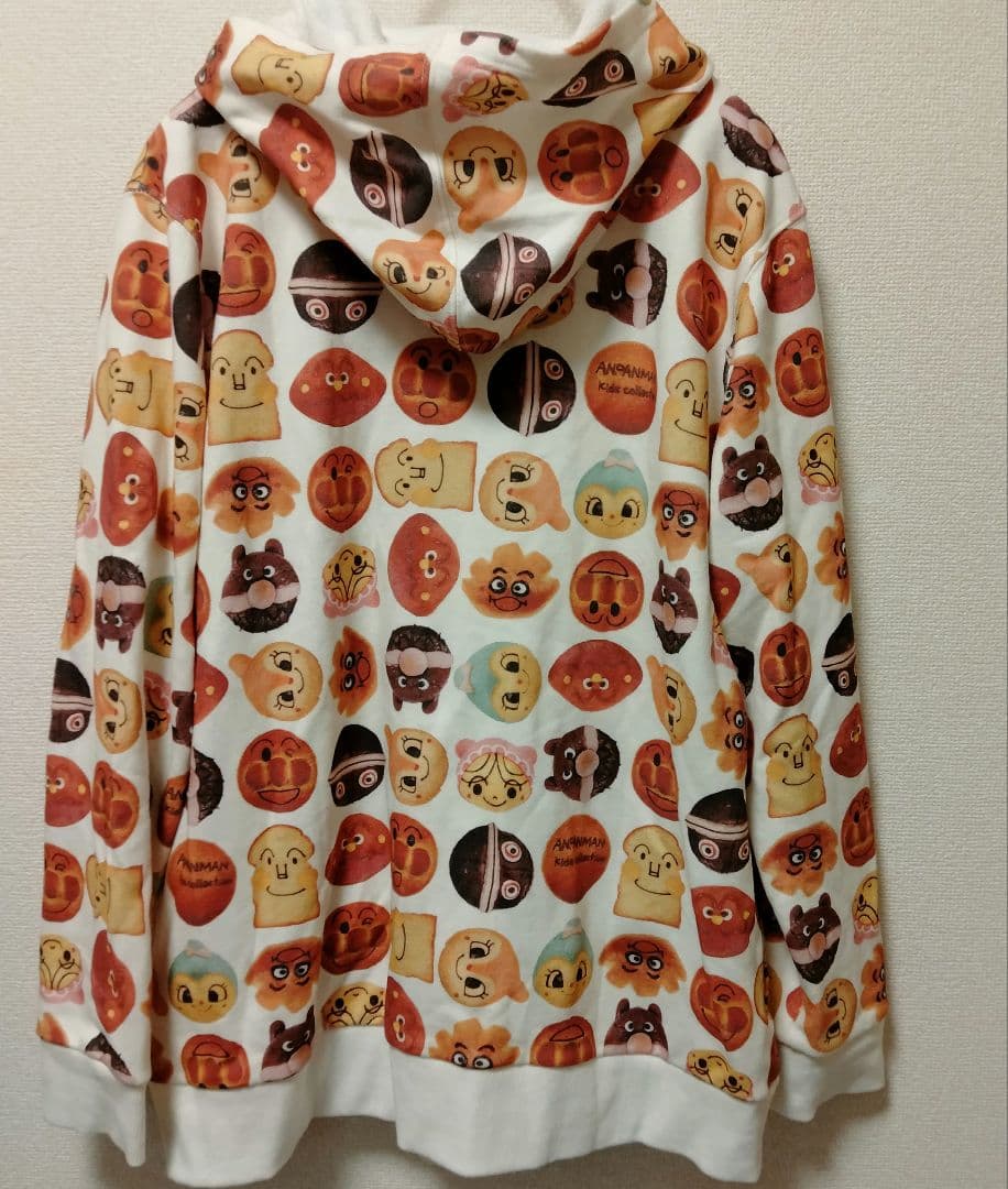 バンダイ リアル ベーカリー アンパンマン スウェット フーディ パーカー 美品