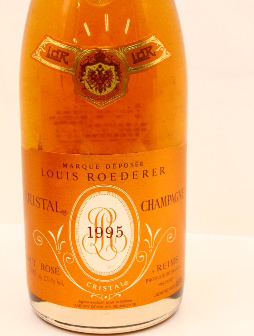 ▲未開栓 ルイ・ロデレール 1995 クリスタル ロゼ 750ml シャンパン