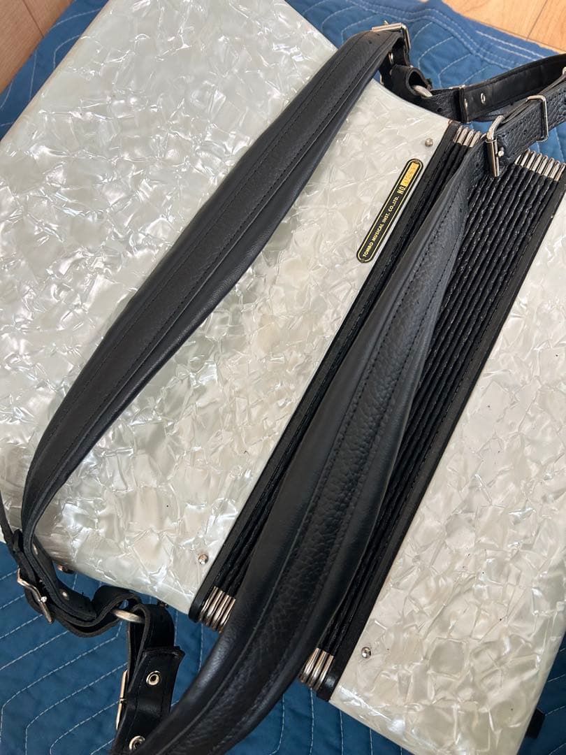 TOMBO アコーディオン J261 ホワイト 希少