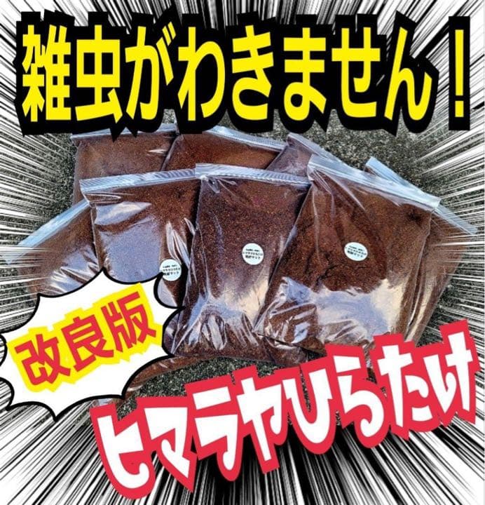 カブトムシ幼虫が大きくなる！発酵マット【60L】室内製造で雑虫混入100％なし！