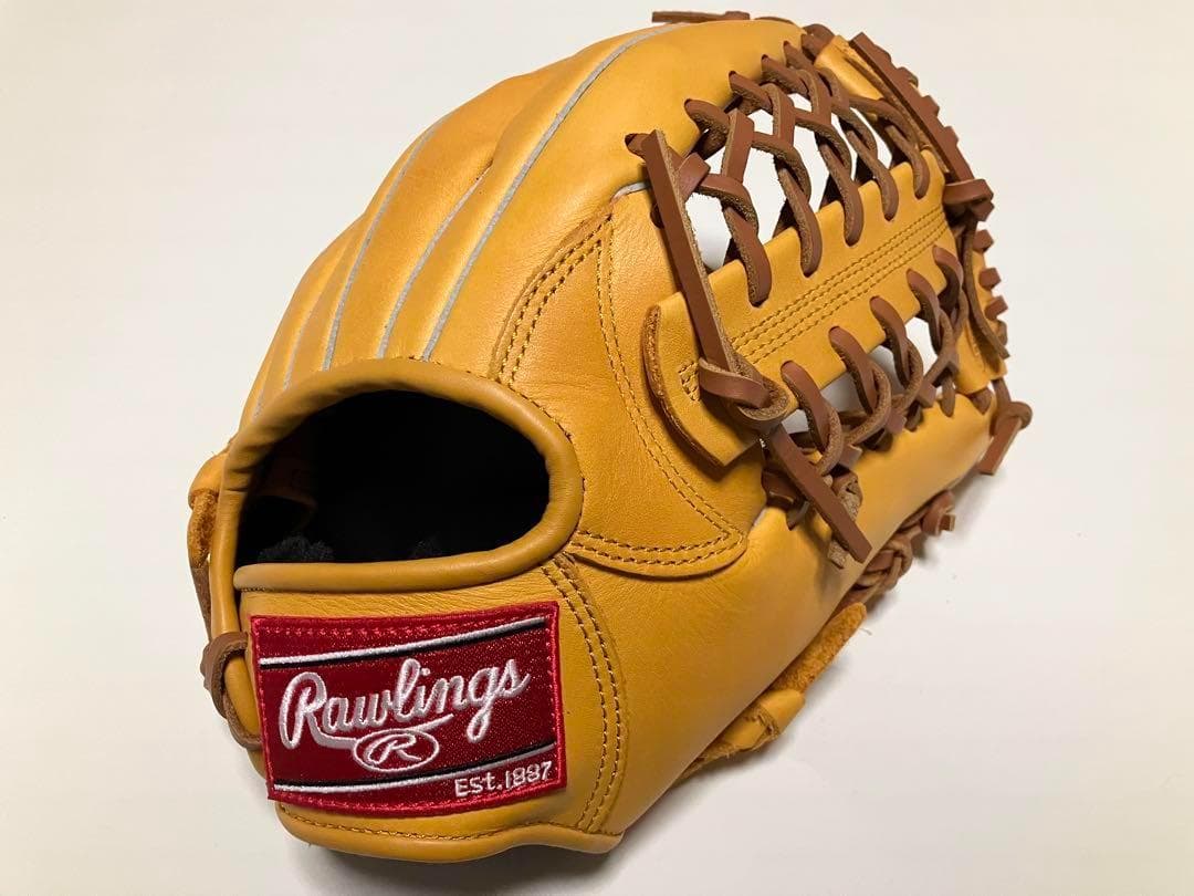 ローリングス 　タン　Rawlings　軟式野球用グラブ　 成人学生用