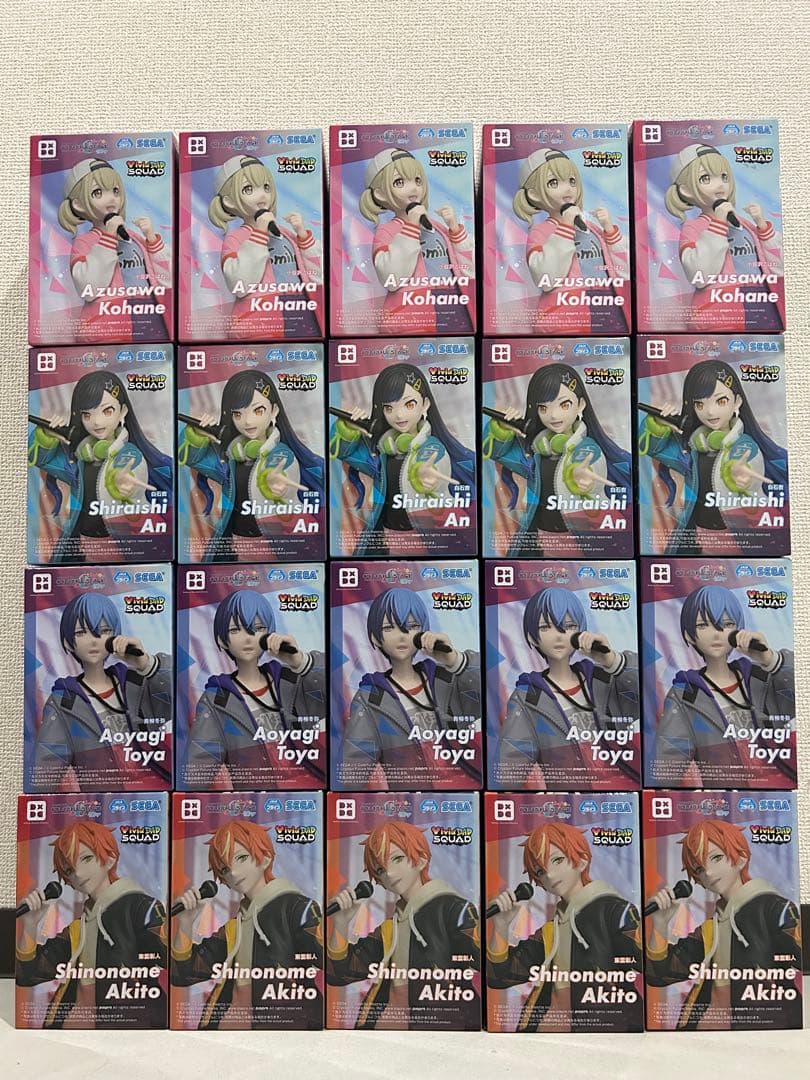 (2)プロセカ Vivid Bad SQUAD フィギュア 全4種20体セット