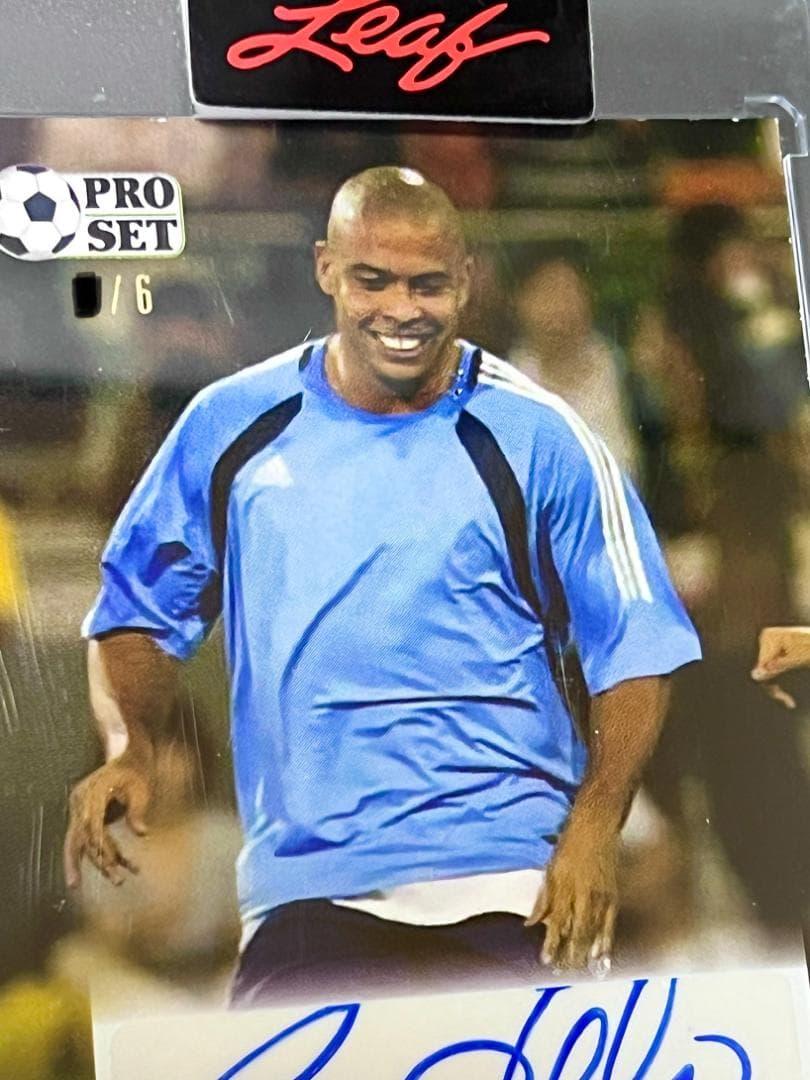 【直筆サイン！世界限定6枚】ロナウド Leaf ブラジル代表 レアル・マドリー