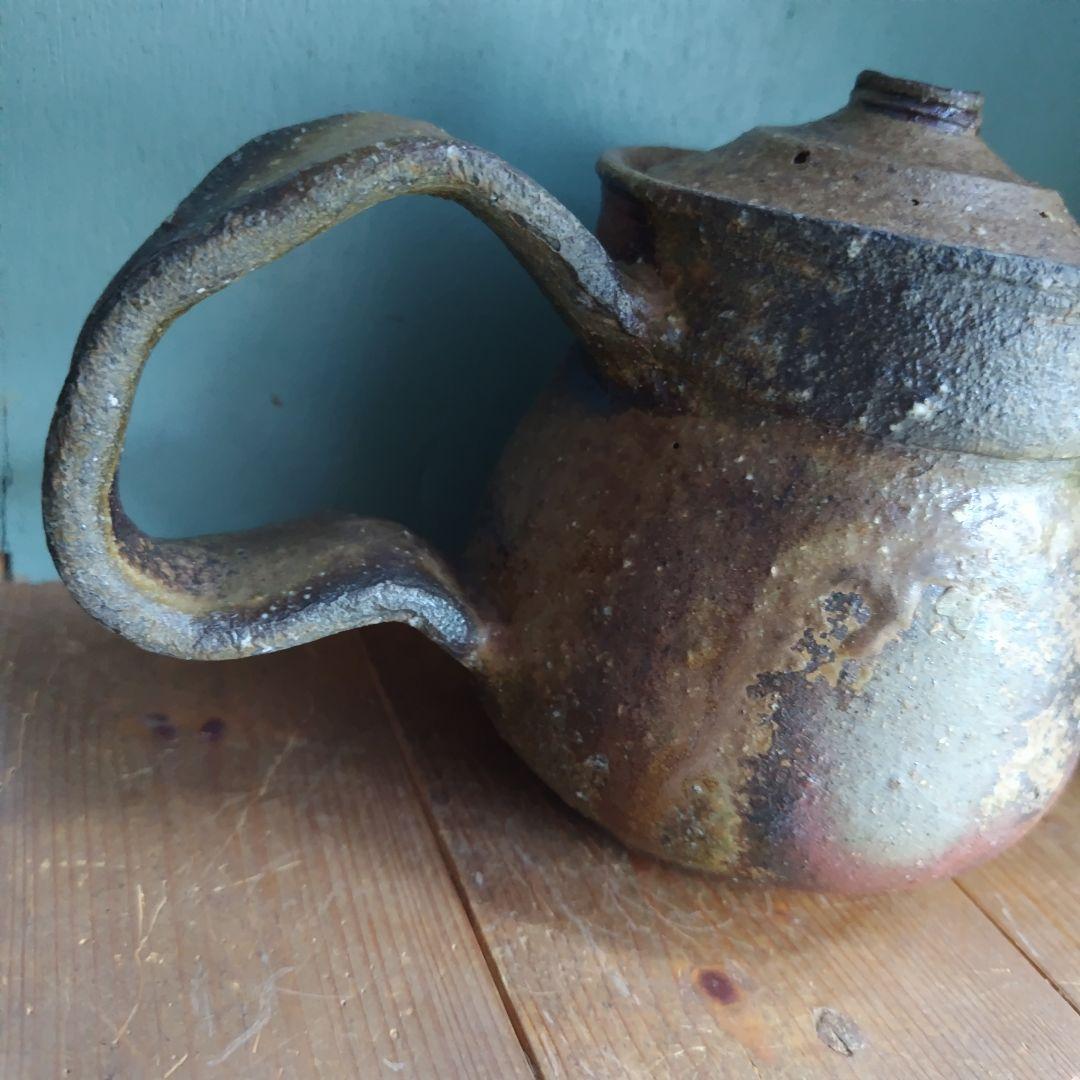 備前焼　ティーポット　珈琲　岡山伝統工芸品　茶器　コーヒー紅茶