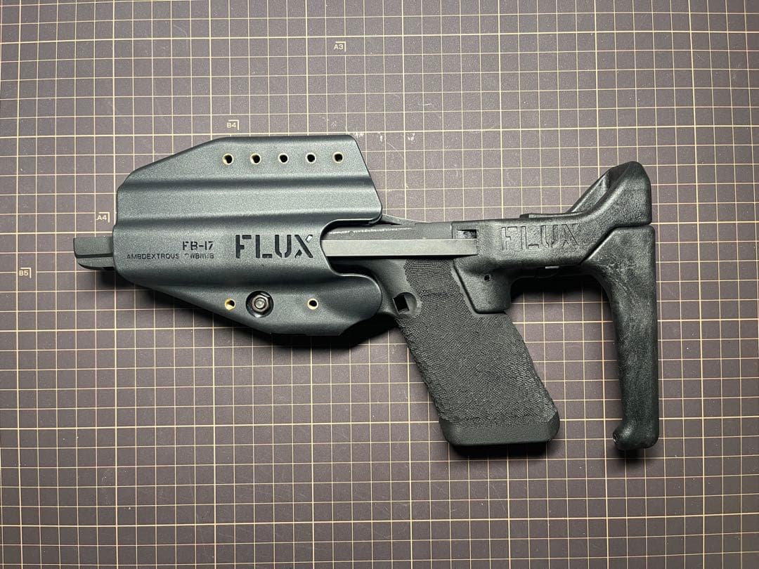 フリーダムアート製　東京マルイG17/18C用アサルトフレームFLUX+専用ホル