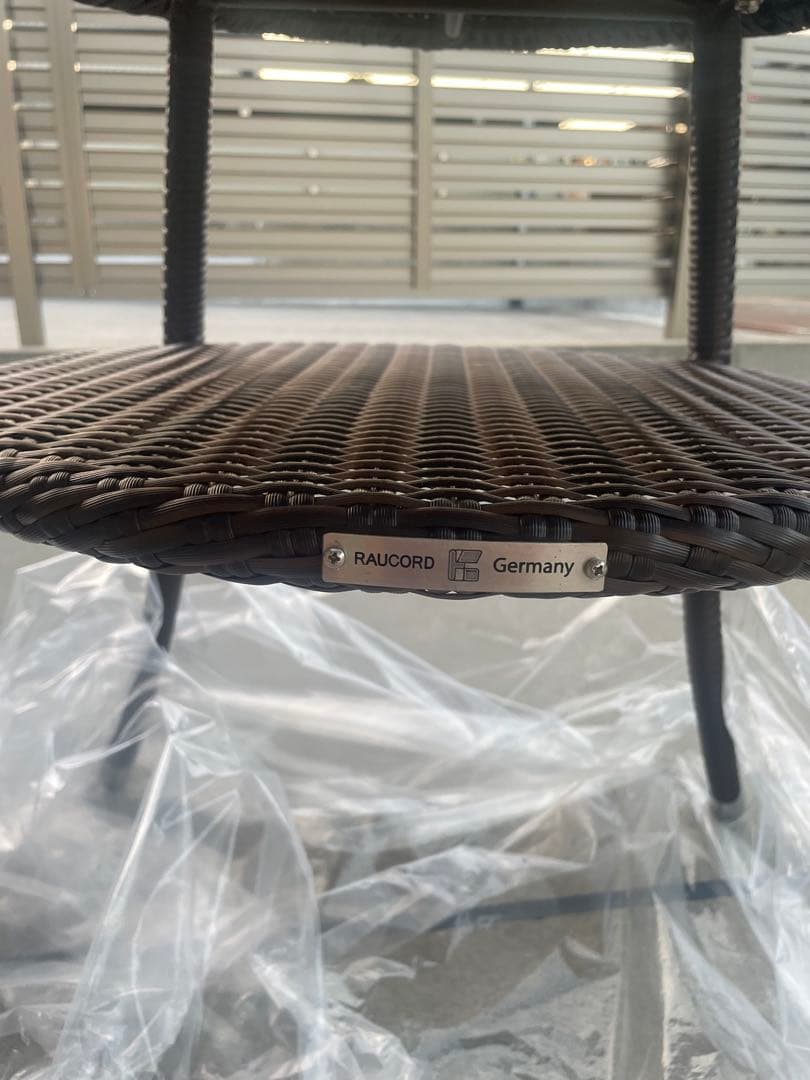 RAUCORD 人工ラタン円形テーブル