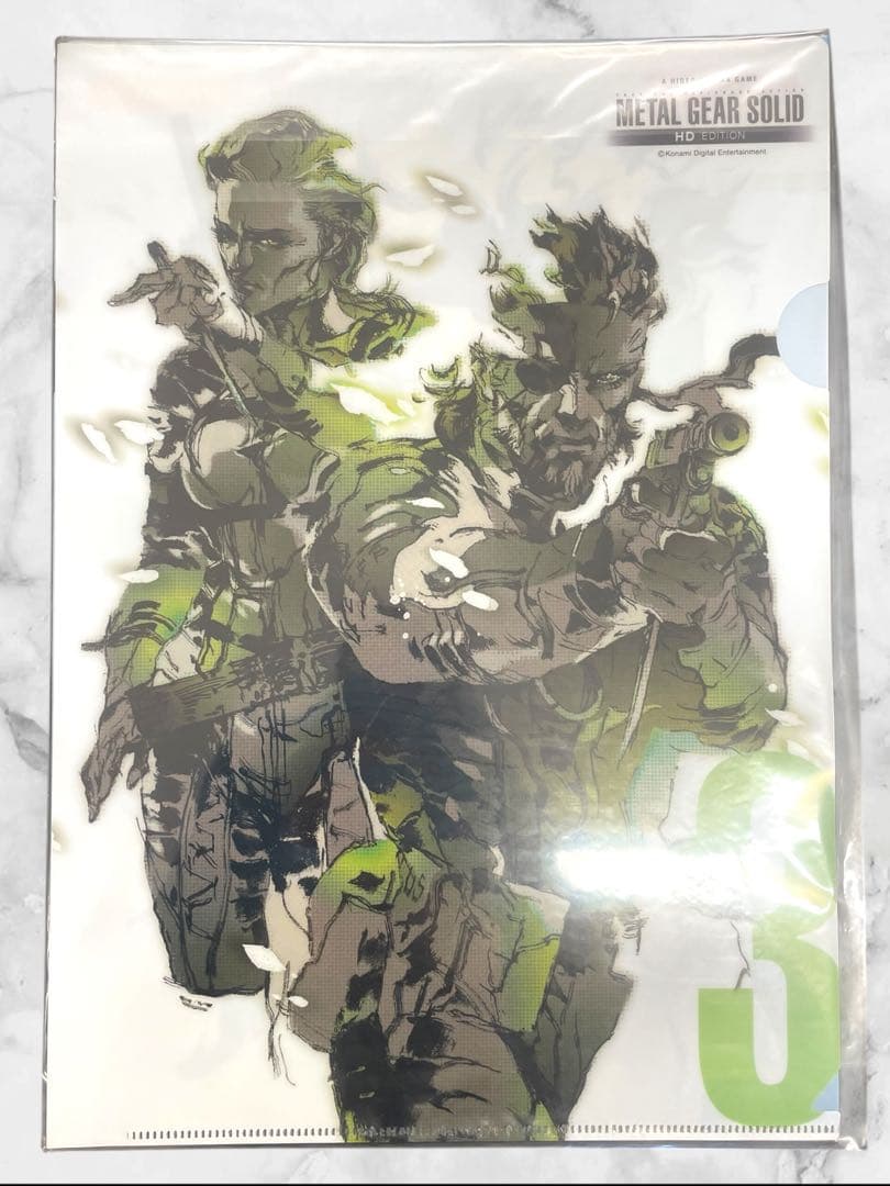 セット販売　メタルギアソリッド　SNAKE EATER 3D クリアファイル