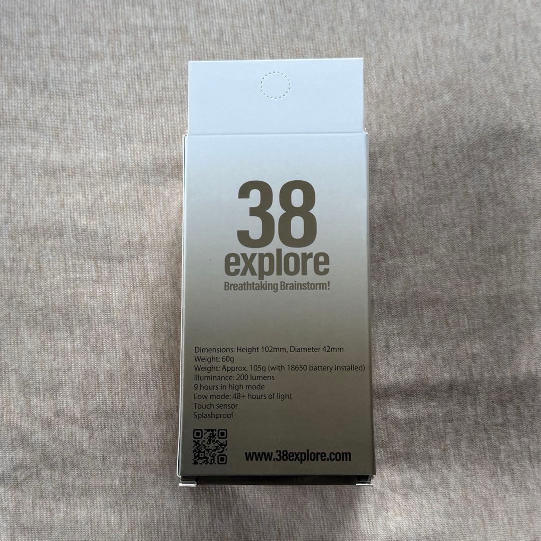 新品未開封 canowa × 38explore 38灯 バロック 柄 ホワイト