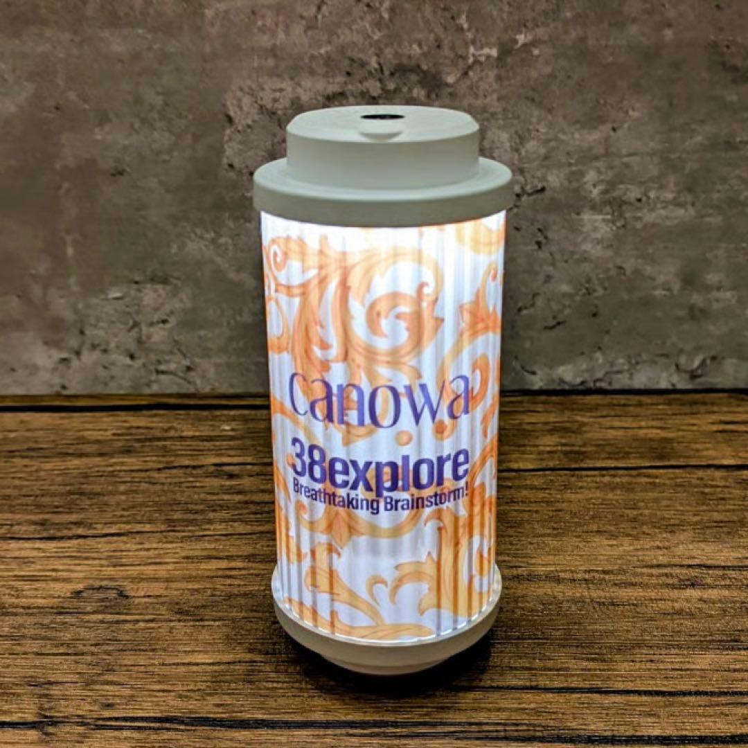 新品未開封 canowa × 38explore 38灯 バロック 柄 ホワイト