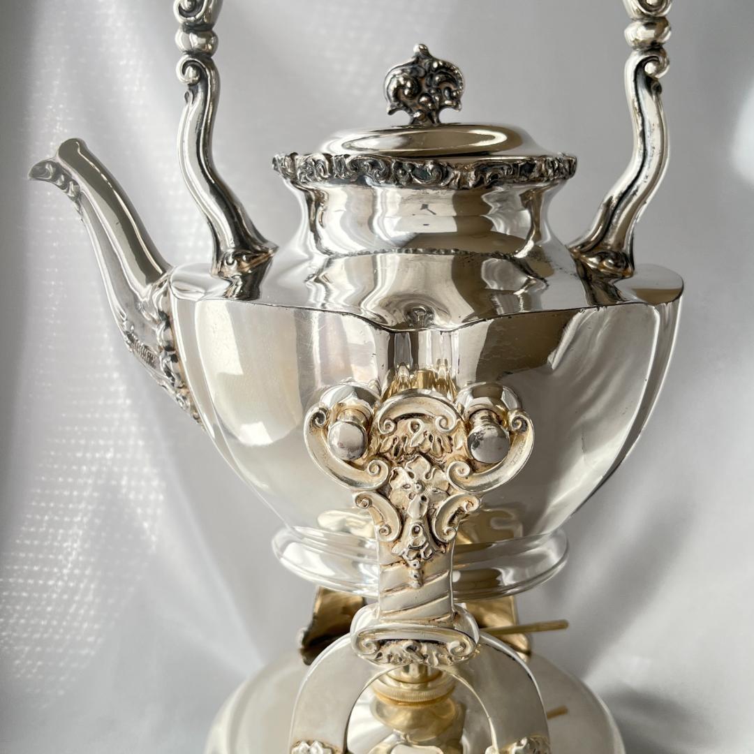 ティーケトル スタンド / バナー【シルバープレート】華麗！！