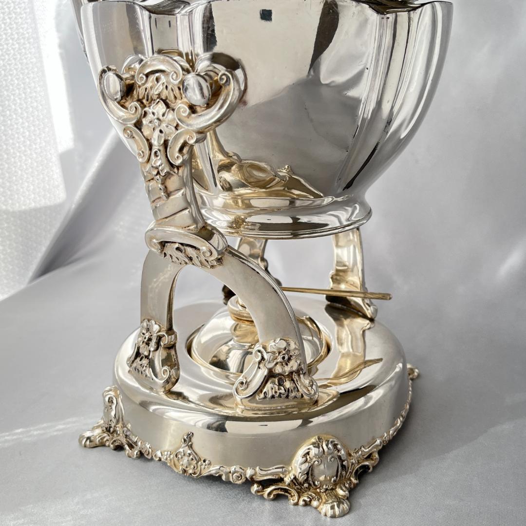 ティーケトル スタンド / バナー【シルバープレート】華麗！！