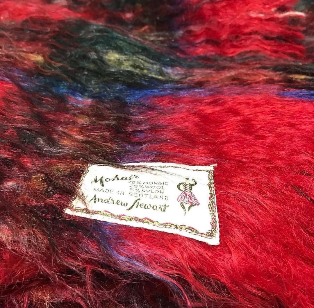 ビンテージモヘアブランケット