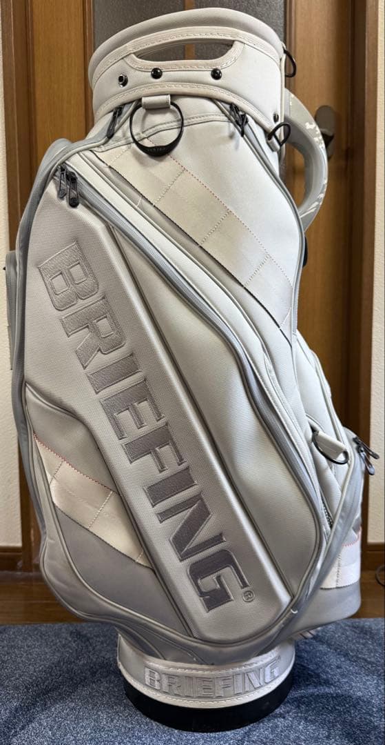 土日限定‼️ BRIEFING ホワイト キャディバッグ