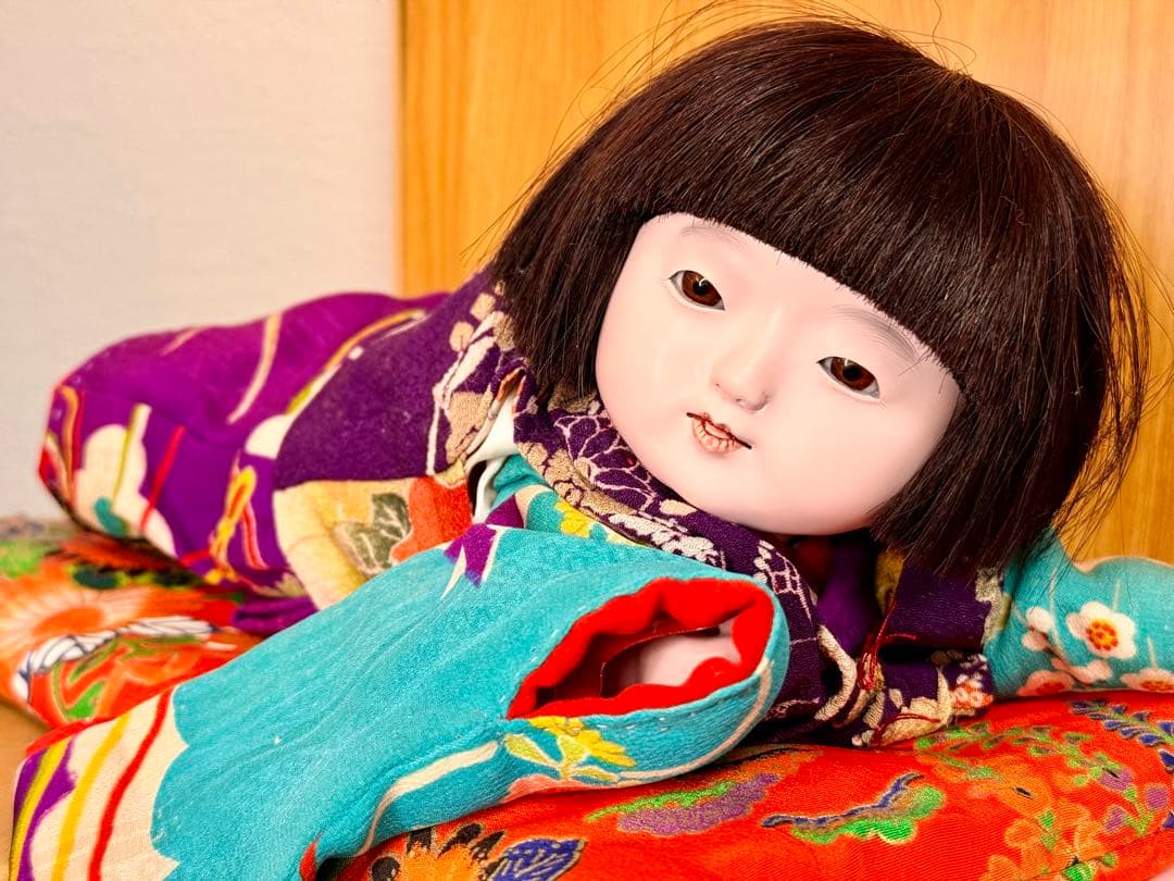 市松人形 這い子人形 女の子 東光 這子 はいこ人形 ハイハイ人形 日本人形