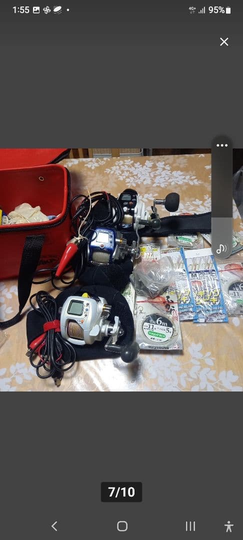 ダイワ電動リール セット写真の3セット早い者勝ちですよ！他にも出品しますよ‼️