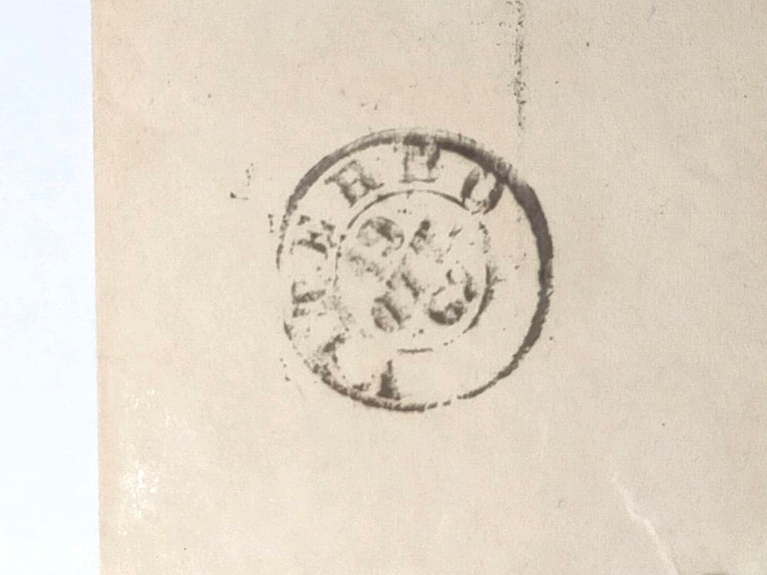 エンタイア 1867年 10セント 切手 イタリア　150年前 封筒