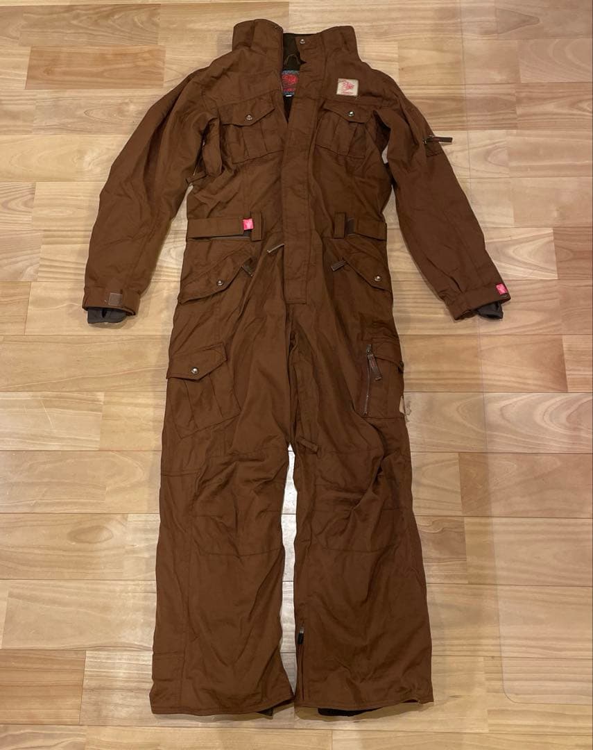 スノーボードウェア　TRANSCOOTレディース　ファー付きフード　ツナギ