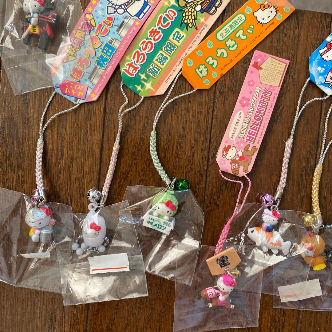 ハローキティ　ストラップ　ご当地　根付け　68点まとめ売り