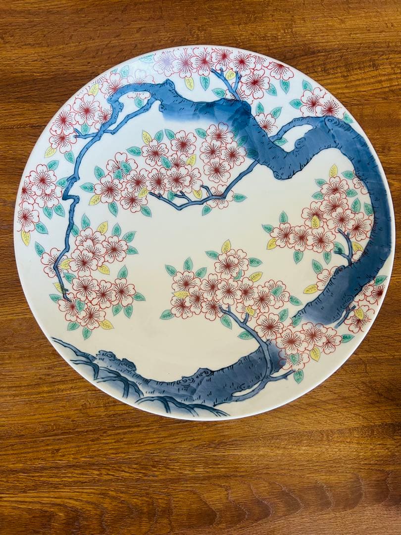 伊万里焼 桜模様 浅皿